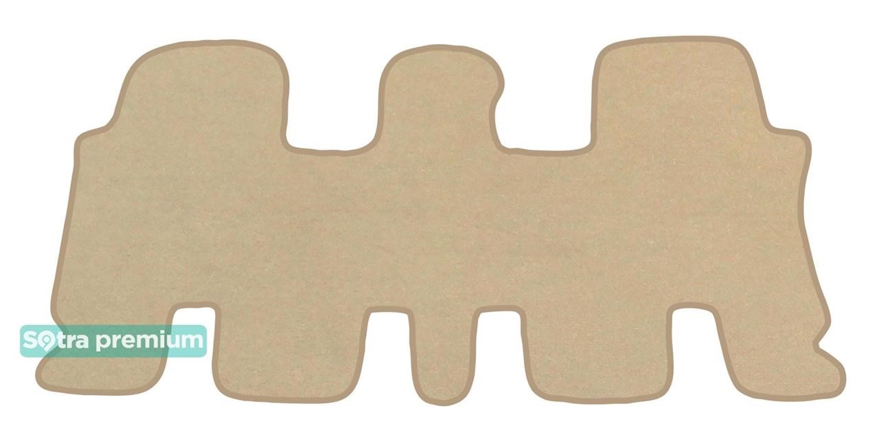 Sotra 90387-CH-BEIGE Sotra interior mat, two-layer Premium beige for Hyundai Santa Fe (mkIII)(Grand)(3 row) 2013-2018 90387CHBEIGE