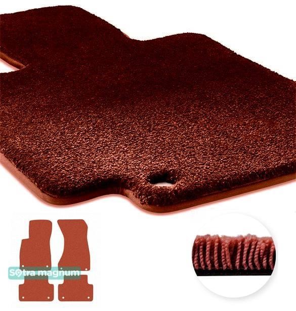 Sotra 90495-MG20-RED The carpets of the Sotra interior are two-layer Magnum red for Audi A4/S4/RS4 (mkV)(B9) 2015-2023, set 90495MG20RED