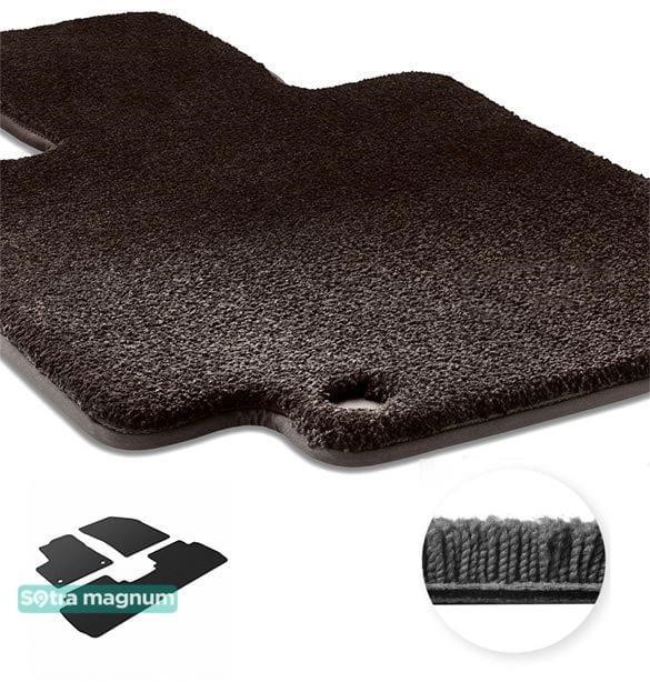 Sotra 90434-MG15-BLACK The carpets of the Sotra interior are two-layer Magnum black for Peugeot 5008 (mkII) 2017-, set 90434MG15BLACK