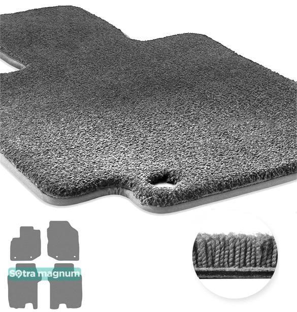 Sotra 90498-MG20-GREY The carpets of the Sotra interior are two-layer Magnum gray for Honda Jazz / Fit (mkIII) 2008-2013, set 90498MG20GREY