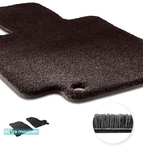 Sotra 90443-MG15-BLACK The carpets of the Sotra interior are two-layer Magnum black for Ford Transit Custom (mkI) (truck or combi) (1 row) 2012-2017, set 90443MG15BLACK