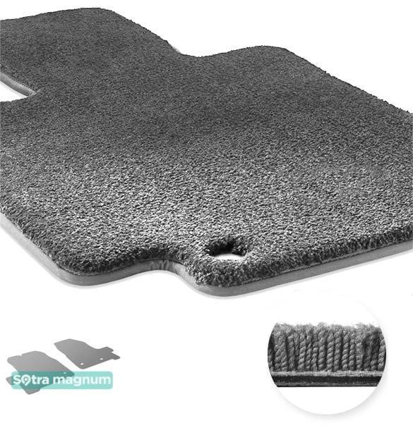 Sotra 90443-MG20-GREY The carpets of the Sotra interior are two-layer Magnum gray for Ford Transit Custom (mkI) (truck or combi) (1 row) 2012-2017, set 90443MG20GREY