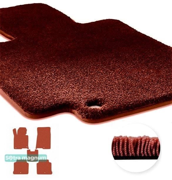 Sotra 90397-MG20-RED The carpets of the Sotra interior are two-layer Magnum red for Kia Optima (mkIV) 2015-2020 (USA), set 90397MG20RED
