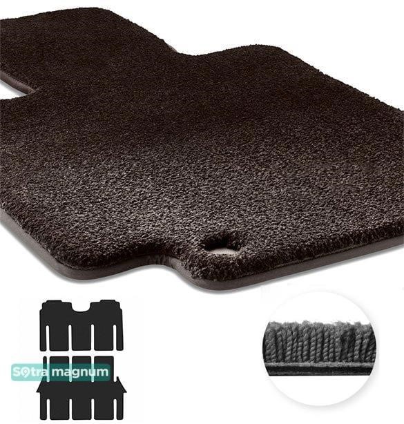 Sotra 90489-MG15-BLACK The carpets of the Sotra interior are two-layer Magnum black for Mercedes-Benz Viano (W639)(2nd row - 1+1)(3rd row - 1+1)(2nd-3rd row) 2003-2014, set 90489MG15BLACK