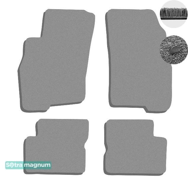 Sotra 90525-MG20-GREY The carpets of the Sotra interior are two-layer Magnum gray for Alfa Romeo MiTo (mkI) 2008-2018, set 90525MG20GREY