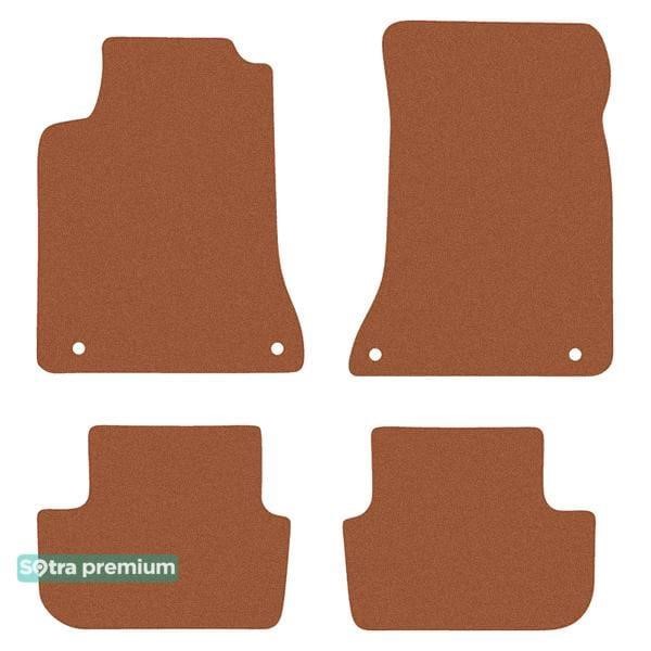 Sotra 90558-CH-TERRA The carpets of the Sotra interior are two-layer Premium terracotta for Infiniti Q30 / QX30 (mkI) 2015-2019, set 90558CHTERRA