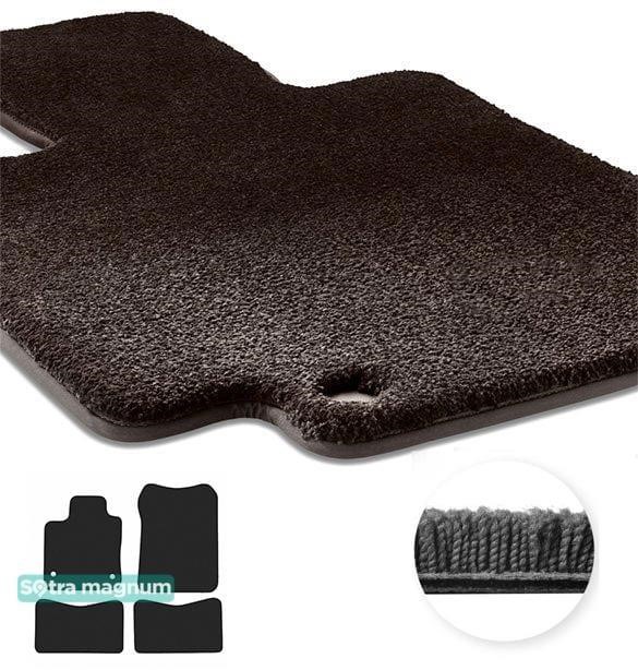Sotra 90563-MG15-BLACK The carpets of the Sotra interior are two-layer Magnum black for Renault Twingo (mkII) 2007-2014, set 90563MG15BLACK