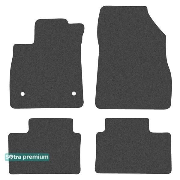 Sotra 90564-CH-BLACK The carpets of the Sotra interior are two-layer Premium black for Renault Talisman (mkI) 2015-, set 90564CHBLACK