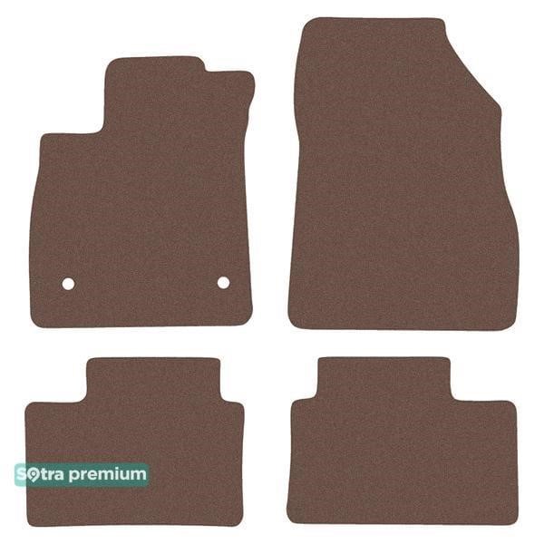 Sotra 90564-CH-CHOCO The carpets of the Sotra interior are two-layer Premium brown for Renault Talisman (mkI) 2015-, set 90564CHCHOCO