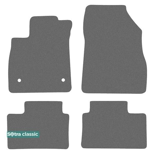 Sotra 90564-GD-GREY The carpets of the Sotra interior are two-layer Classic gray for Renault Talisman (mkI) 2015-, set 90564GDGREY