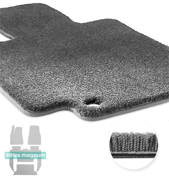 Sotra 90606-MG20-GREY Sotra interior mat, two-layer Magnum gray for Tesla Model X (mkI) (6 seats) (without console on row 2) (row 1-2-3) 2016- 90606MG20GREY