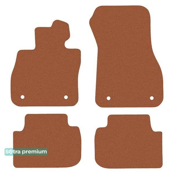 Sotra 90567-CH-TERRA The carpets of the Sotra interior are two-layer Premium terracotta for BMW 1-series (F40) 2019-, set 90567CHTERRA