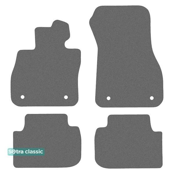 Sotra 90567-GD-GREY The carpets of the Sotra interior are two-layer Classic gray for BMW 1-series (F40) 2019-, set 90567GDGREY