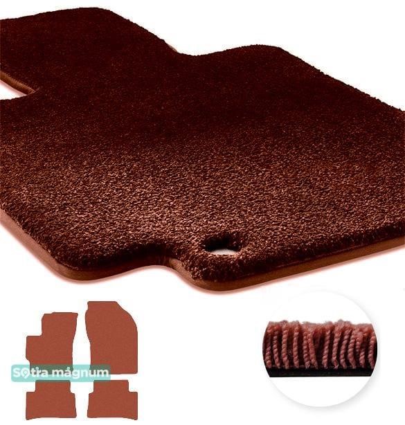 Sotra 90569-MG20-RED The carpets of the Sotra interior are two-layer Magnum red for Toyota Corolla (mkXII) (hatchback) 2018-, set 90569MG20RED