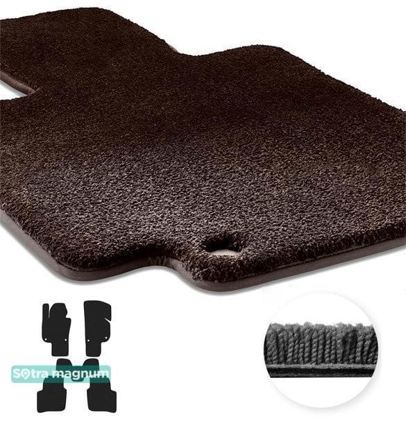 Sotra 90664-MG15-BLACK The carpets of the Sotra interior are two-layer Magnum black for Skoda Superb (mkII)(B6) (without electrically adjustable seats) 2008-2015, set 90664MG15BLACK