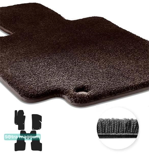Sotra 90665-MG15-BLACK The carpets of the Sotra interior are two-layer Magnum black for Skoda Superb (mkII)(B6) (with electrically adjustable seats) 2008-2015, set 90665MG15BLACK