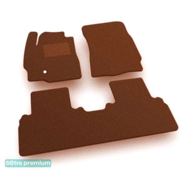 Sotra 90628-CH-TERRA The carpets of the Sotra interior are two-layer Premium terracotta for Mazda Tribute (mkII) (1 grommet) 2008-2012, set 90628CHTERRA