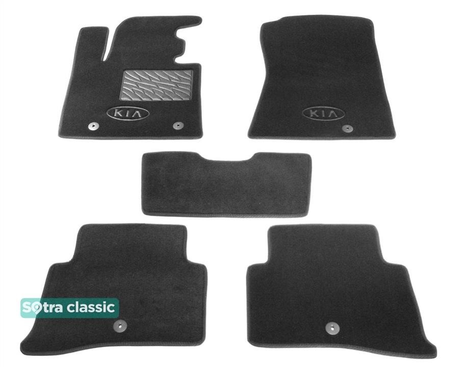 Sotra 90668-GD-GREY The carpets of the Sotra interior are two-layer Classic gray for Kia Sportage (mkIV) 2015-2021 (USA), set 90668GDGREY