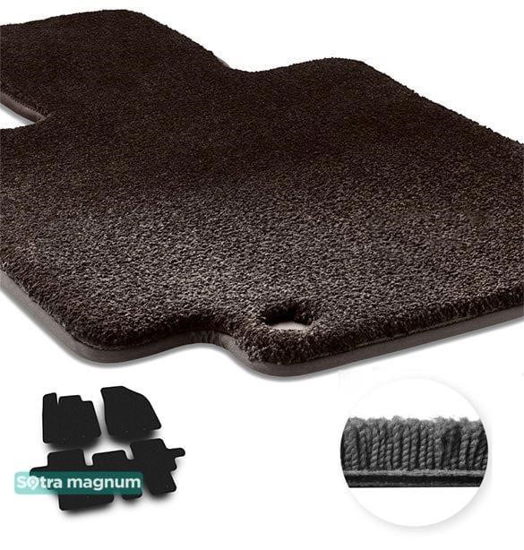 Sotra 90641-MG15-BLACK The carpets of the Sotra interior are two-layer Magnum black for Infiniti QX60 / JX (mkI) (1-2 row) 2013-2020, set 90641MG15BLACK