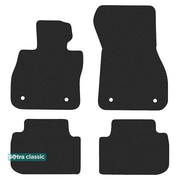 Sotra 90680-GD-BLACK Sotra interior mat, two-layer Classic black for BMW 2-series (F44) (gran coupe) 2020- 90680GDBLACK
