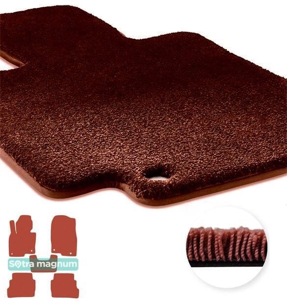 Sotra 90723-MG20-RED The carpets of the Sotra interior are two-layer Magnum red for Mazda CX-5 (mkII) 2017- (USA), set 90723MG20RED