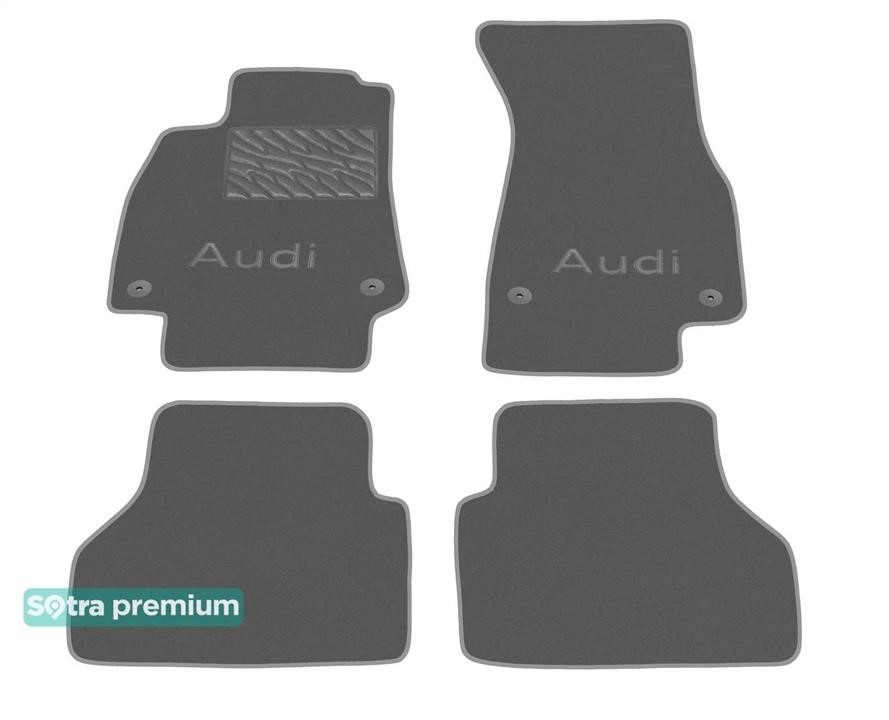 Sotra 90685-CH-GREY The carpets of the Sotra interior are two-layer Premium gray for Audi A6/S6/RS6 (mkV)(C8) 2018-; A7/S7/RS7 (mkII) 2018-, set 90685CHGREY
