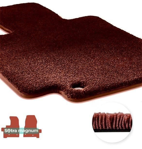 Sotra 90823-MG20-RED The carpets of the Sotra interior are two-layer Magnum red for Ford Transit/Tourneo Custom (mkI) (2 seats) (1 row) 2018- Automatic, set 90823MG20RED