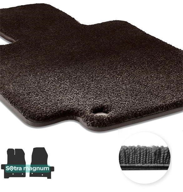 Sotra 90824-MG15-BLACK The carpets of the Sotra interior are two-layer Magnum black for Ford Transit/Tourneo Custom (mkI) (3 seats) (1 row) 2018 - manual transmission, set 90824MG15BLACK