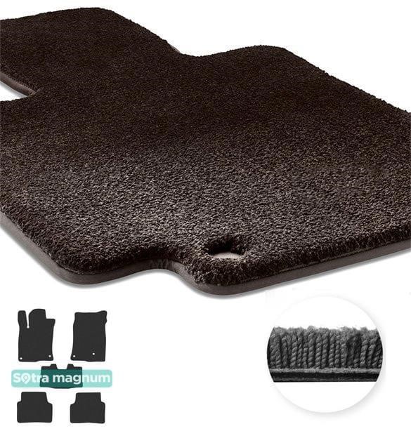 Sotra 90805-MG15-BLACK The carpets of the Sotra interior are two-layer Magnum black for Honda Civic (mkX) 2015-2021, set 90805MG15BLACK