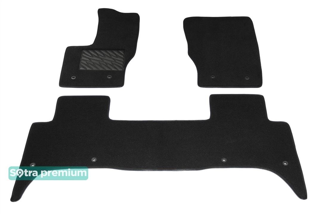 Sotra 90784-CH-BLACK The carpets of the Sotra interior are two-layer Premium black for Land Rover Range Rover Sport (mkII) 2013-2022, set 90784CHBLACK