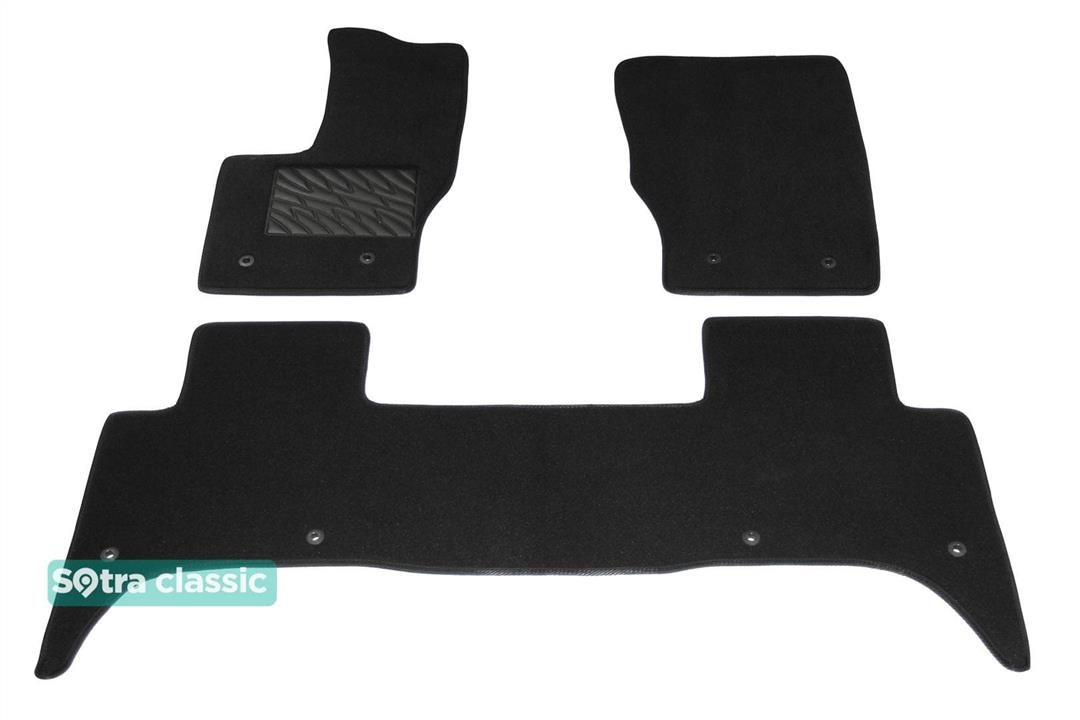 Sotra 90784-GD-BLACK The carpets of the Sotra interior are two-layer Classic black for Land Rover Range Rover Sport (mkII) 2013-2022, set 90784GDBLACK
