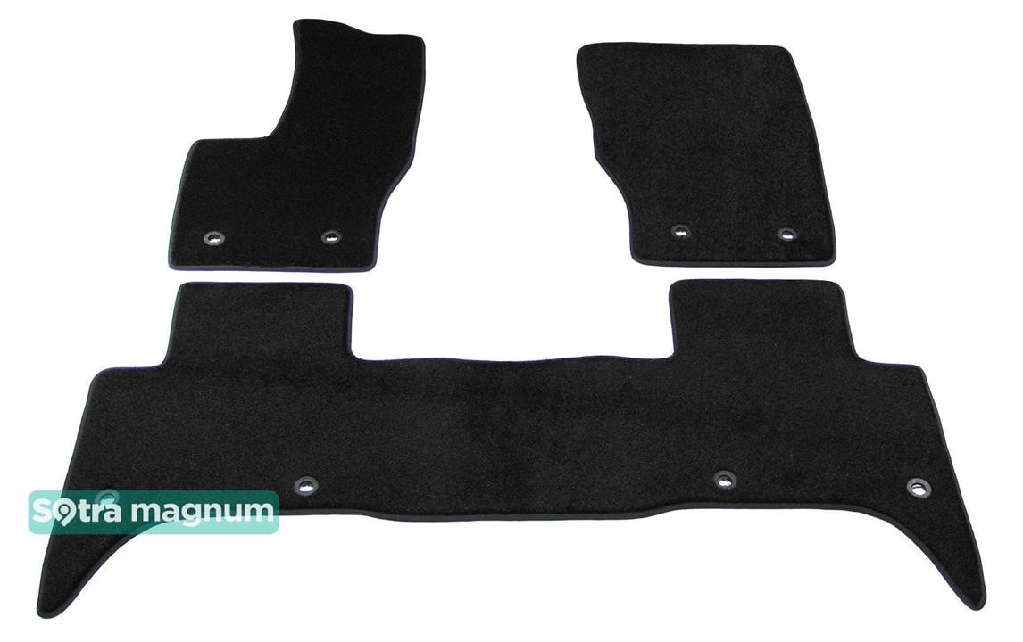 Sotra 90784-MG15-BLACK The carpets of the Sotra interior are two-layer Magnum black for Land Rover Range Rover Sport (mkII) 2013-2022, set 90784MG15BLACK