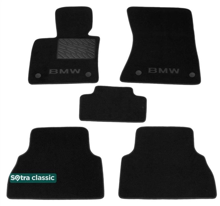 Sotra 90854-GD-BLACK The carpets of the Sotra interior are two-layer Classic black for BMW X5 (E70) / X6 (E71) (with Velcro) 2007-2014, set 90854GDBLACK