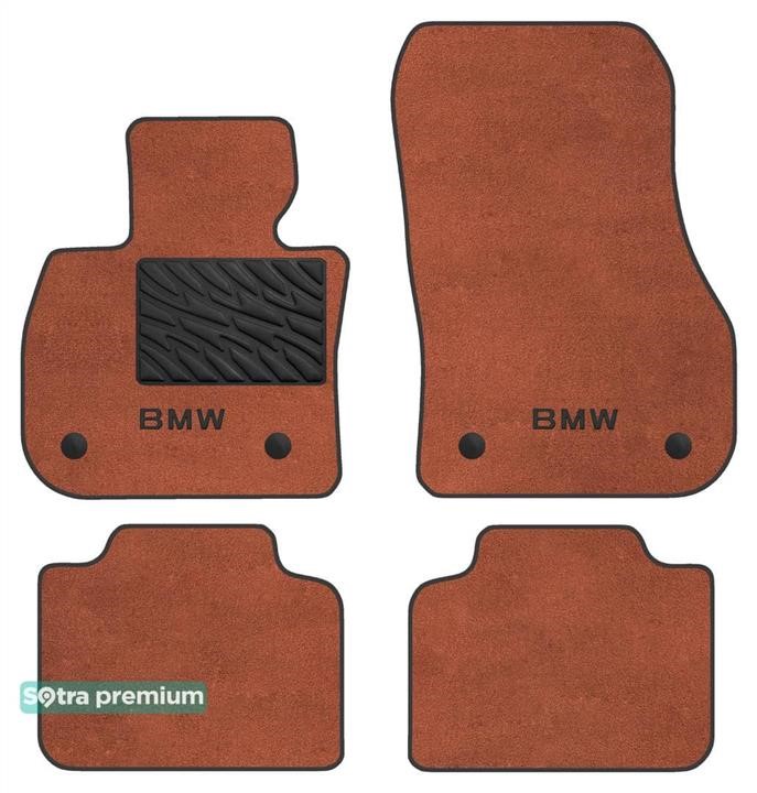 Sotra 90887-CH-TERRA The carpets of the Sotra interior are two-layer Premium terracotta for BMW 2-series (U06)(Active Tourer) 2021-, set 90887CHTERRA