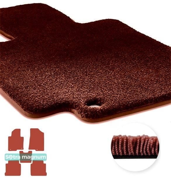 Sotra 90929-MG20-RED The carpets of the Sotra interior are two-layer Magnum red for Hyundai Sonata (mkVII) 2015-2019 (KOR), set 90929MG20RED