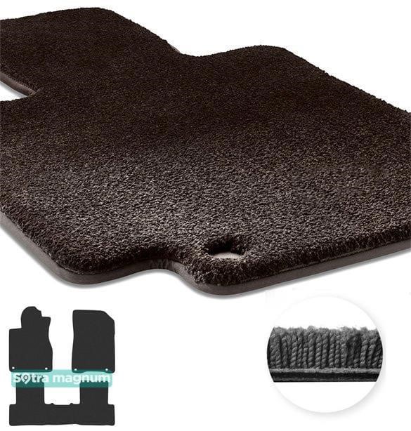 Sotra 90969-MG15-BLACK The carpets of the Sotra interior are two-layer Magnum black for Honda CR-V (mkIV)(4 clips)(with subwoofer) 2012-2018, set 90969MG15BLACK