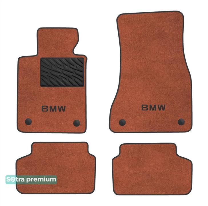 Sotra 90958-CH-TERRA The carpets of the Sotra interior are two-layer Premium terracotta for BMW 5-series (G30; G31; F90) 2017-, set 90958CHTERRA