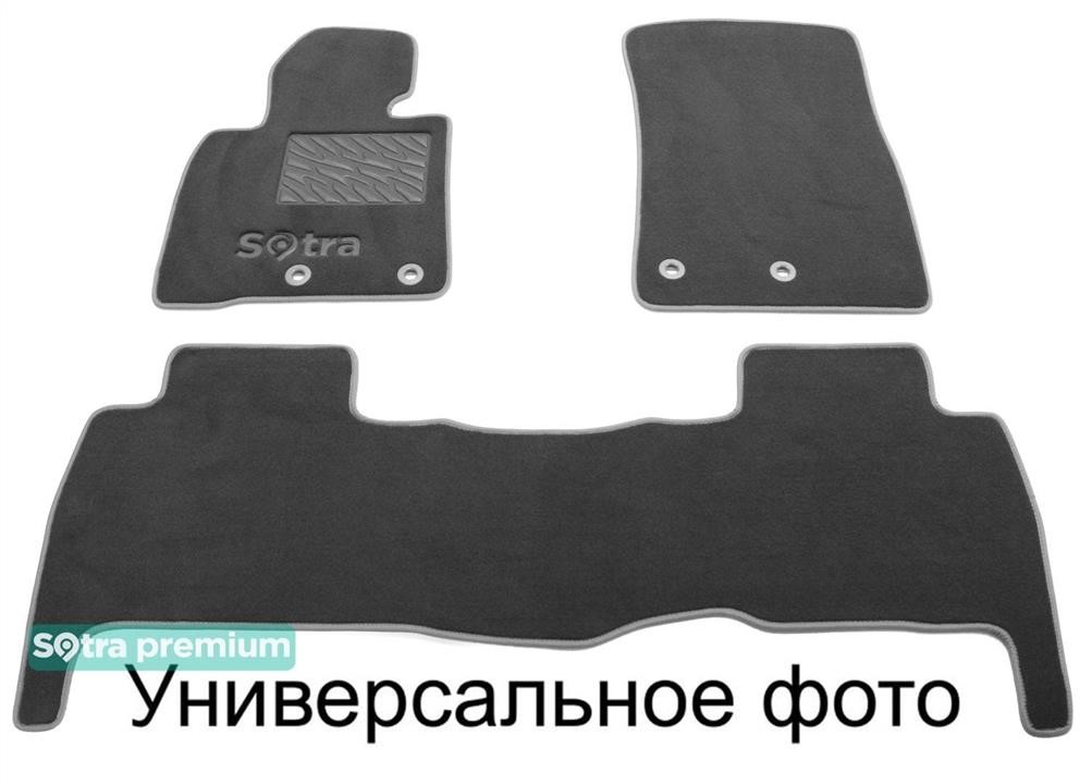 Sotra 02559-CH-GREY The carpets of the Sotra interior are two-layer Premium gray for Peugeot 308 (mkI) 2007-2013, set 02559CHGREY