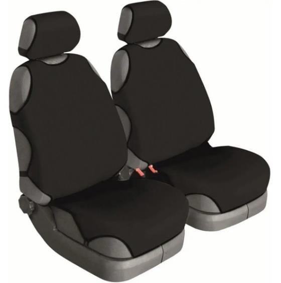 Volvo V50 Kombi, seat covers, black, red, front seat set