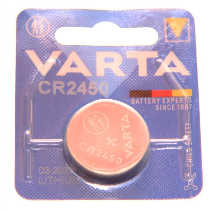 Varta 06450101401 Battery CR-2450 bat(3B) Lithium, 1pcs. 06450101401