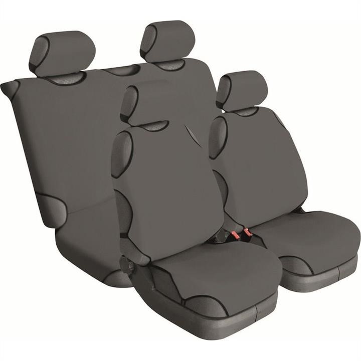 Beltex 14110 Universal covers Delux for 4 seats, without headrests, Grey 14110