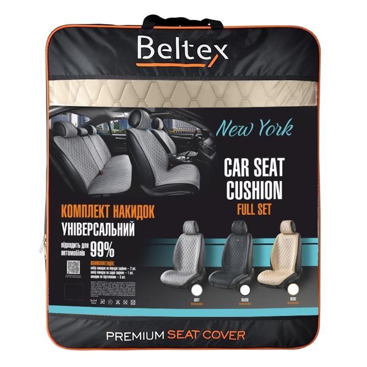 Premium seat cover set New York, biege Beltex 84500