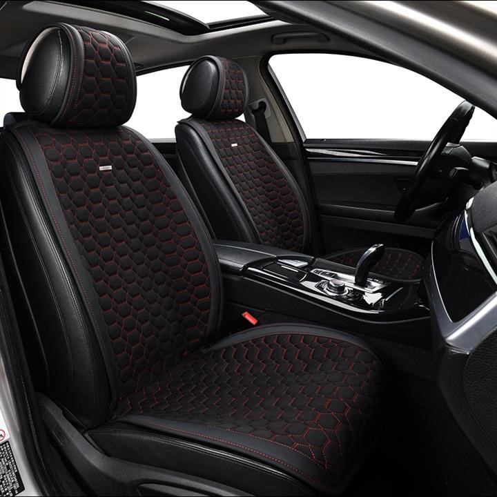 Beltex Premium front seat covers Monte Carlo, black-red 2pcs. – price