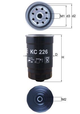 Mahle/Knecht KC 226 Fuel filter KC226
