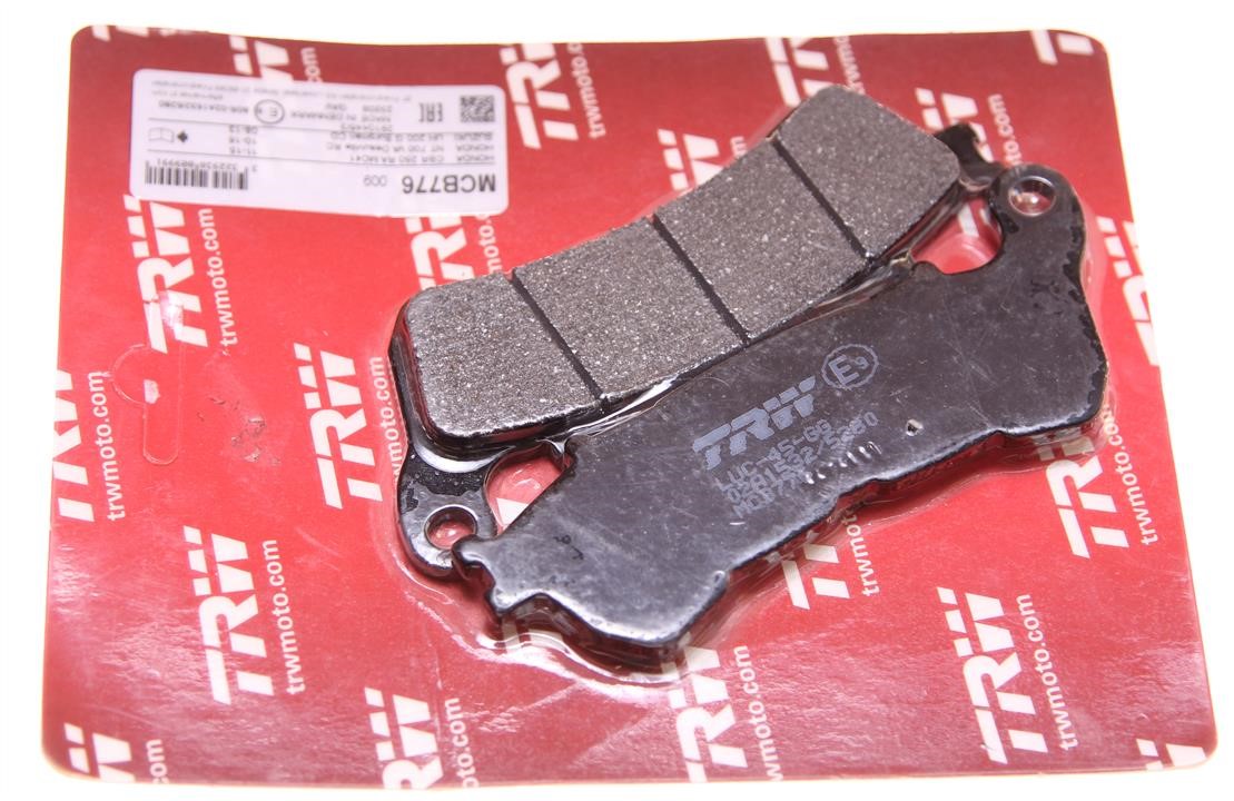 Brake pad set TRW MCB776