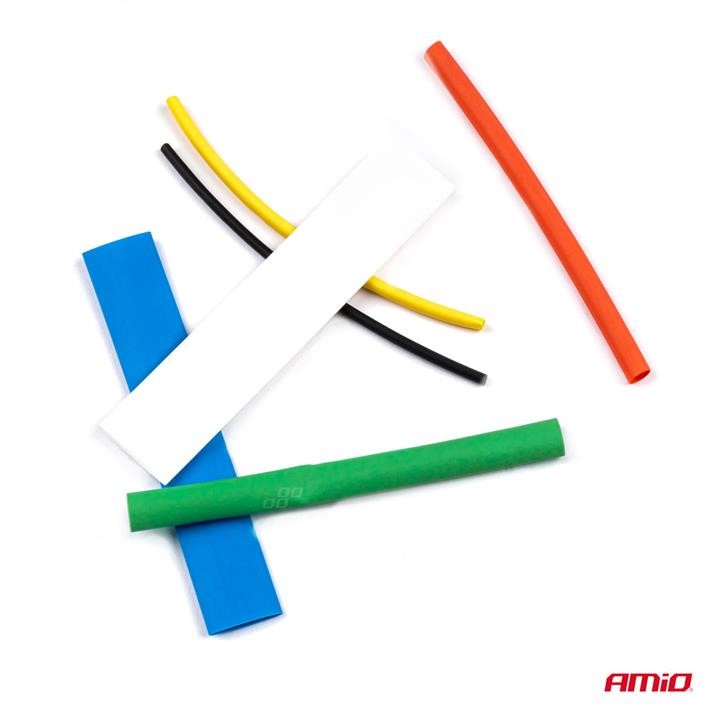 Set of heat shrink tubes, 100 pcs. AMiO 03030