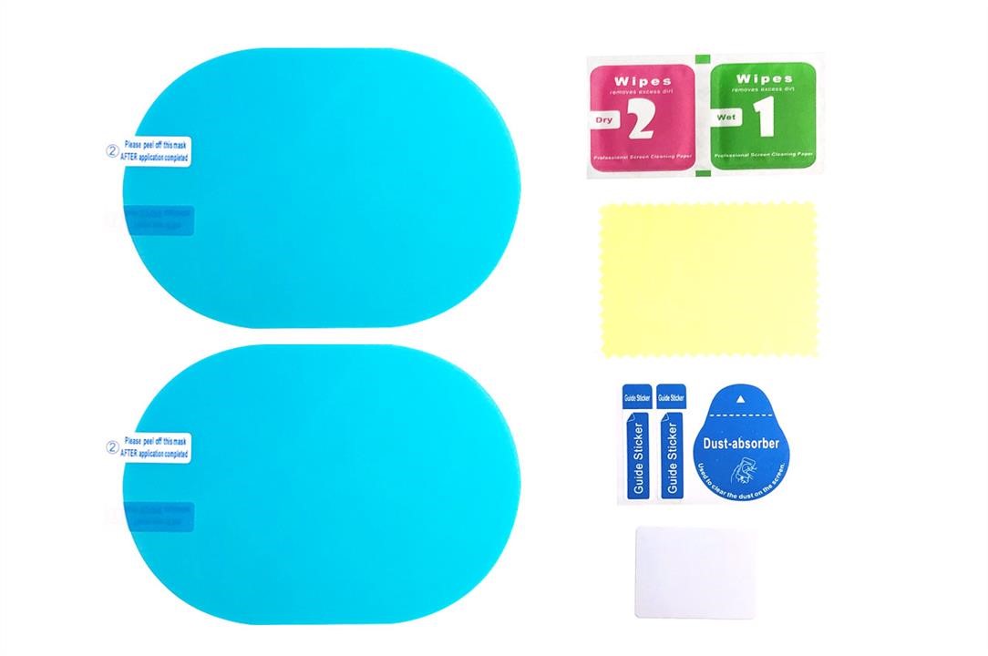 Anti-rain sticker for car mirrors 135x95 mm, 2 pcs AMiO 02378