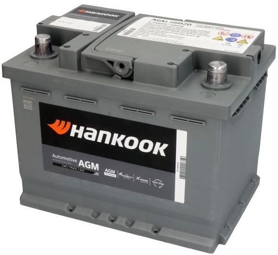 Hankook AGM 56020 Battery Hankook 12В AGM Start-Stop 60Ah 680A(EN) R+ AGM56020