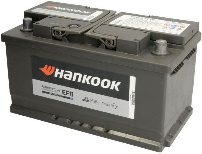 Hankook EFB 57530 Battery Hankook 12В EFB Start-Stop 75Ah 730A(EN) R+ EFB57530