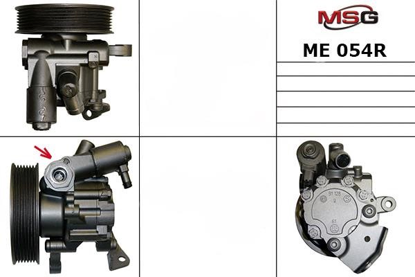 MSG Rebuilding ME054R Power steering pump reconditioned ME054R